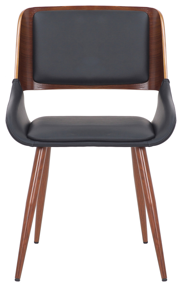 Mid Century Modern Fabric Side Chair   Midcentury   Dining Chairs   by WHI  Houzz