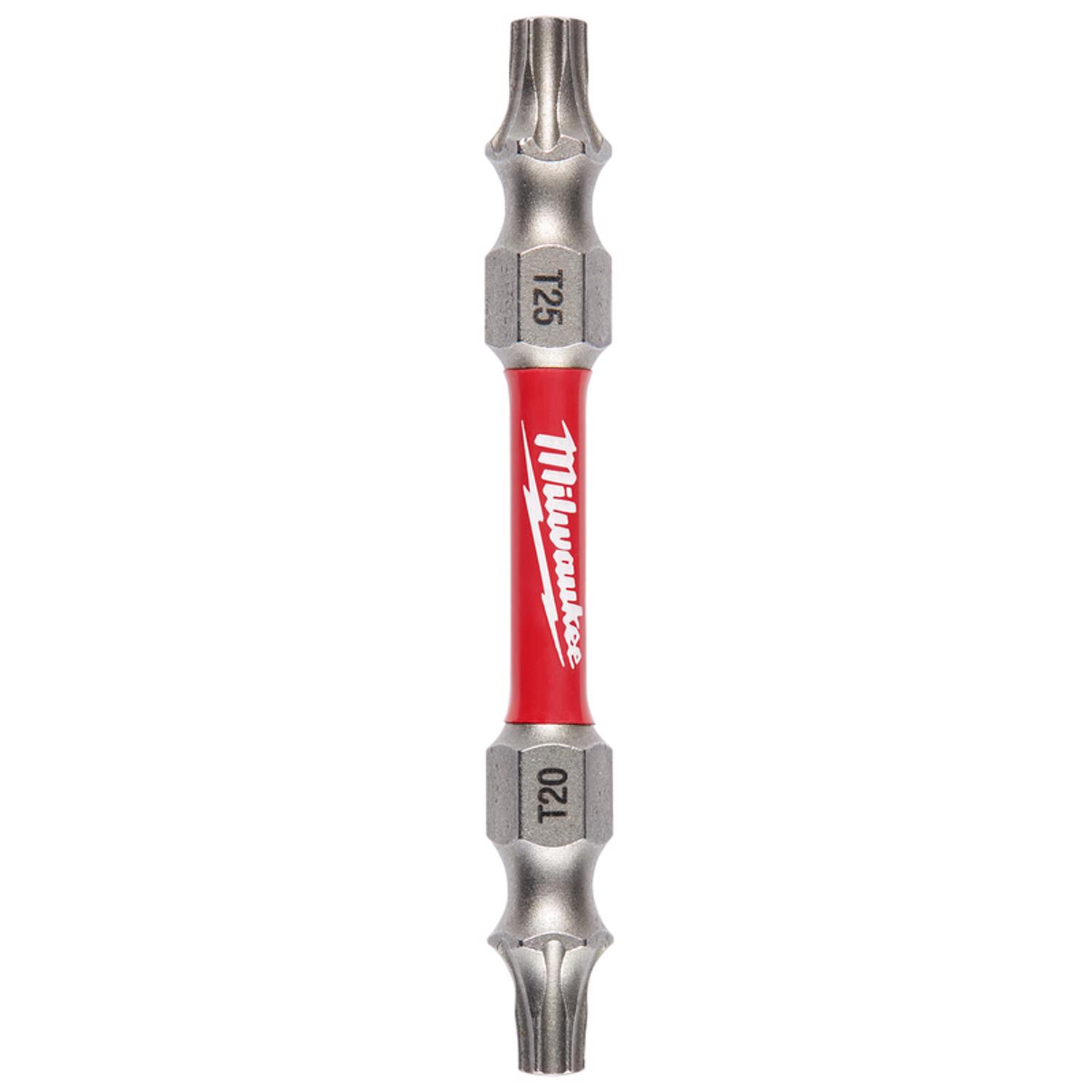 MW Shockwave Torx T20/T25 X 2-3/8 in. L Impact Double-Ended Power Bit Steel 1 pc