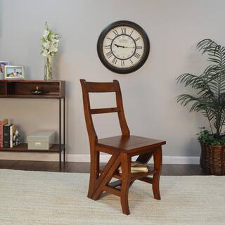 Carolina Cottage Chestnut Wood Folding Library Chair 1617-NC