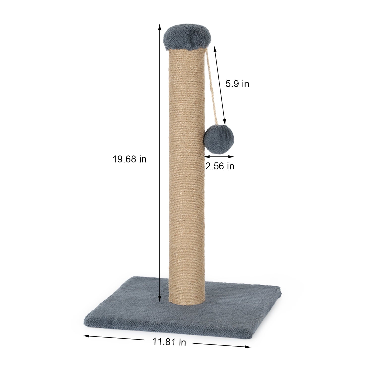 Cat Scratching Post， Indoor Cat Scratching Post， Tall Cat Scratching Ball， Durable Cat Scratching Post for Adult Cats