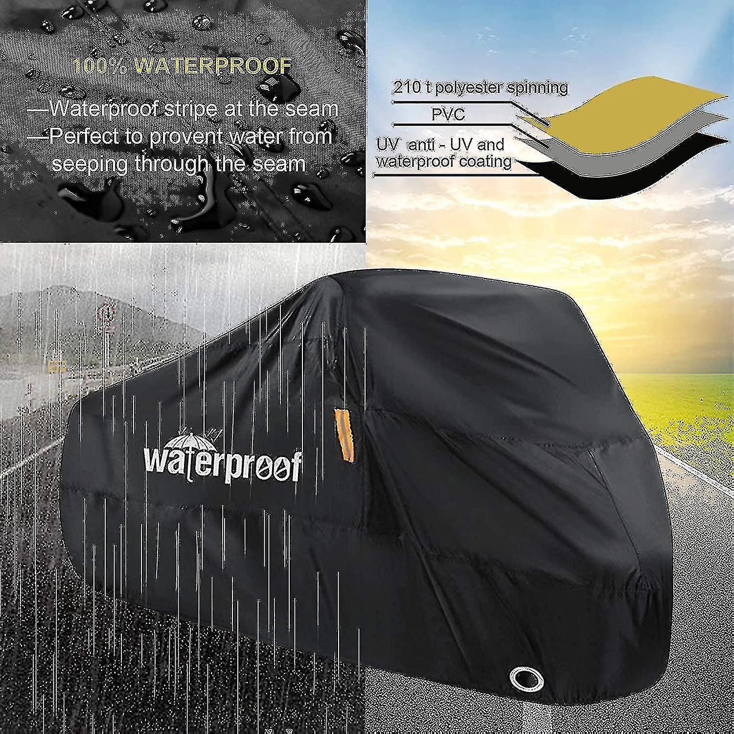 Bike Cover Outdoor Waterproof Bicycle Covers With Hole A