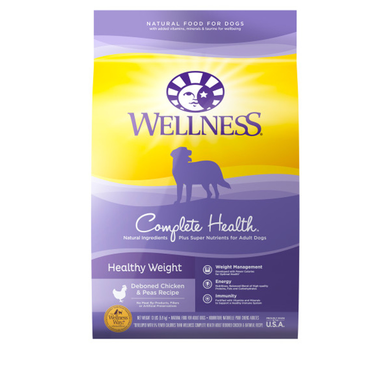 Wellness Complete Health Healthy Weight Dog Food 13 Lb. Bag