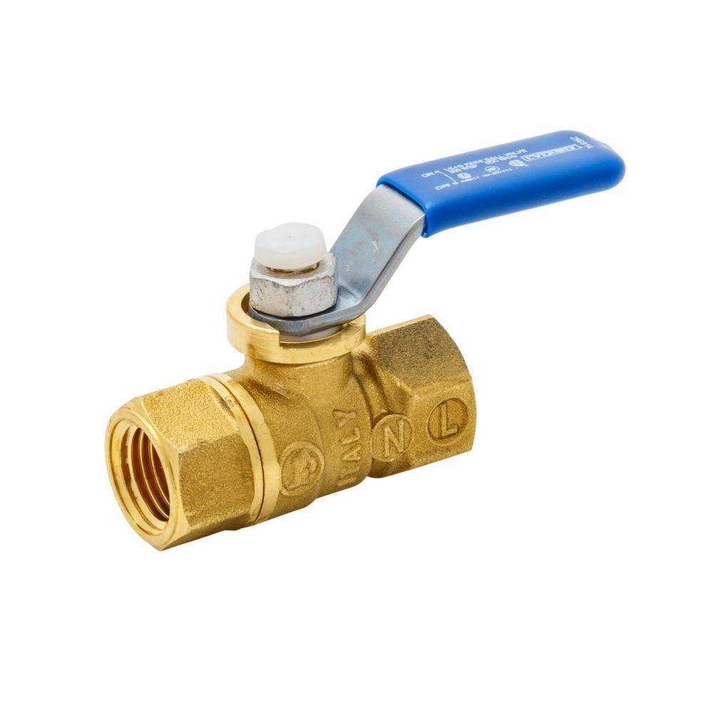 Everbilt 14 in. Brass FPT Full Port Threaded Ball Valve 107-401EB