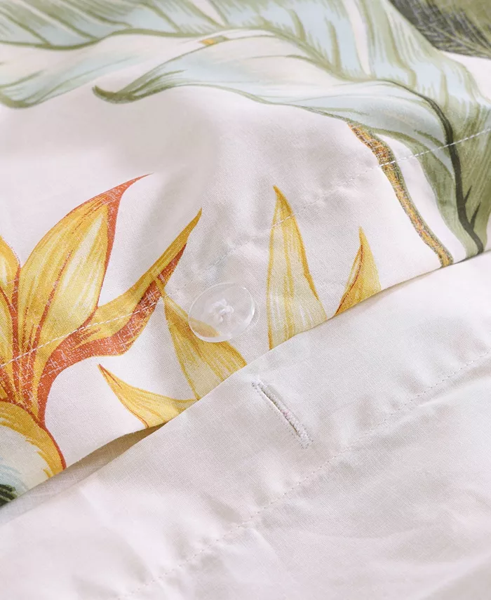 Tommy Bahama Home Birds of Paradise Reversible 3 Piece Duvet Cover Set， Full Queen