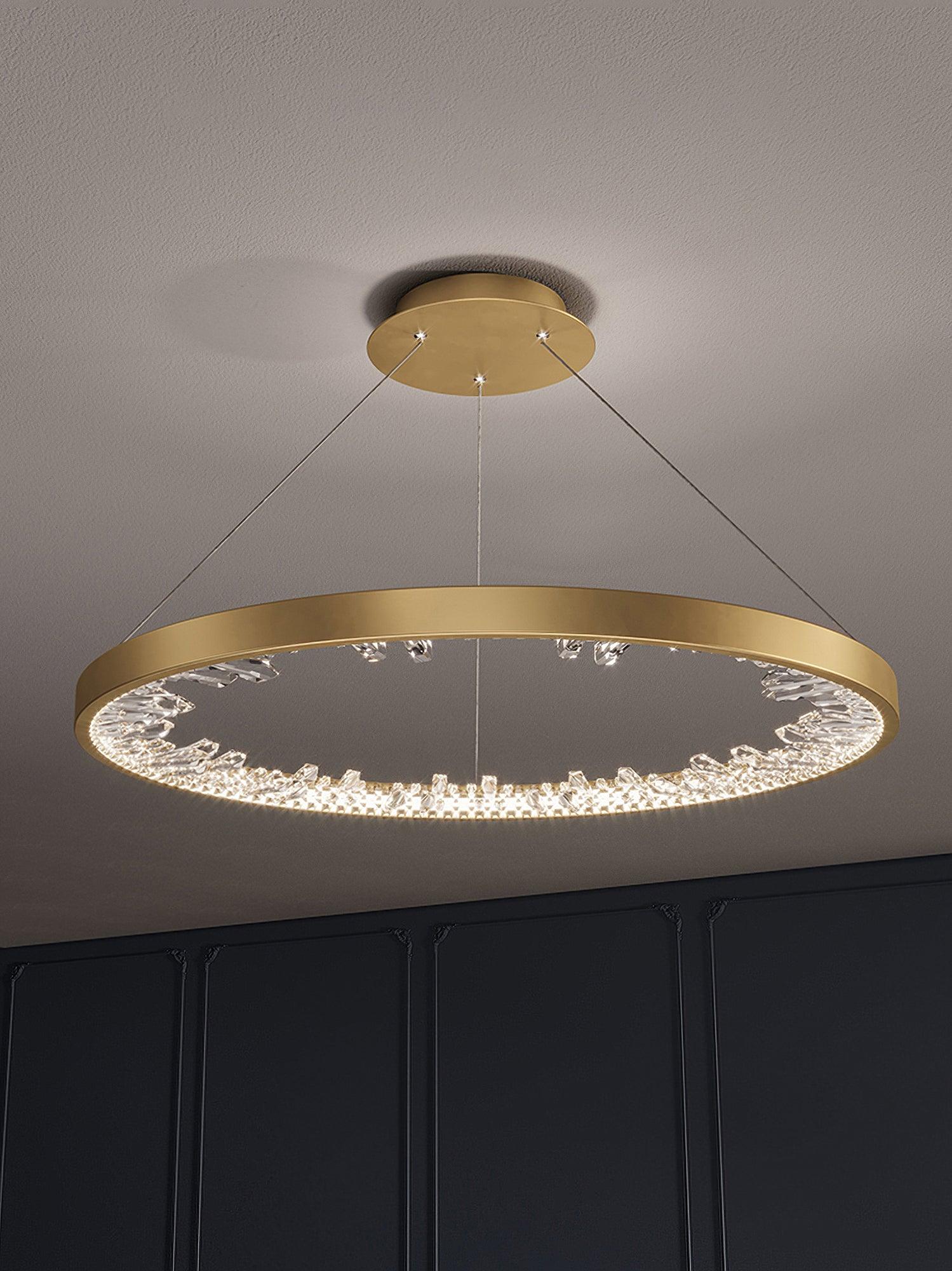 Luxury Circle Crystal Chandelier