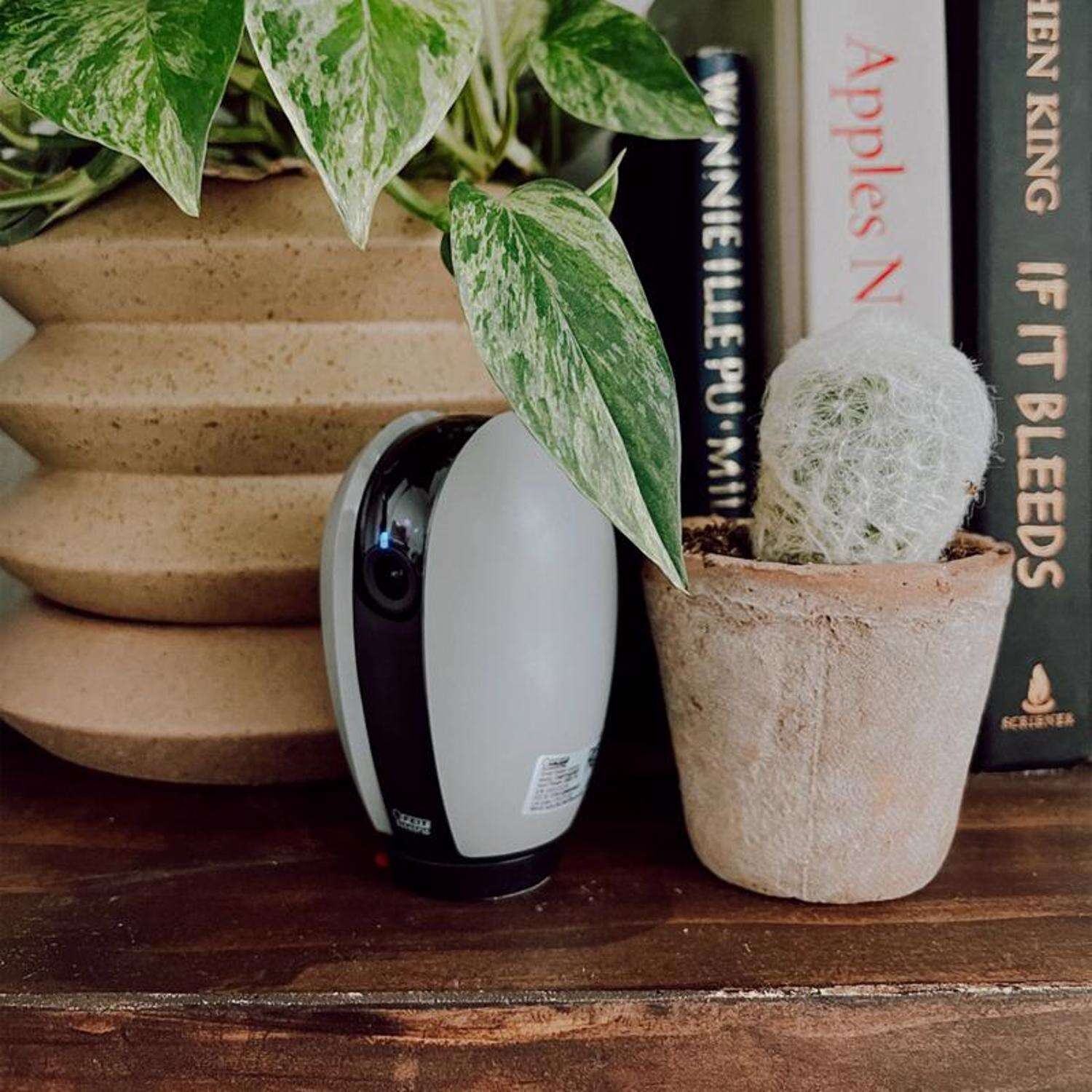 Feit Smart Home Plug-in Indoor Wi-Fi Security Camera with Pan and Tilt