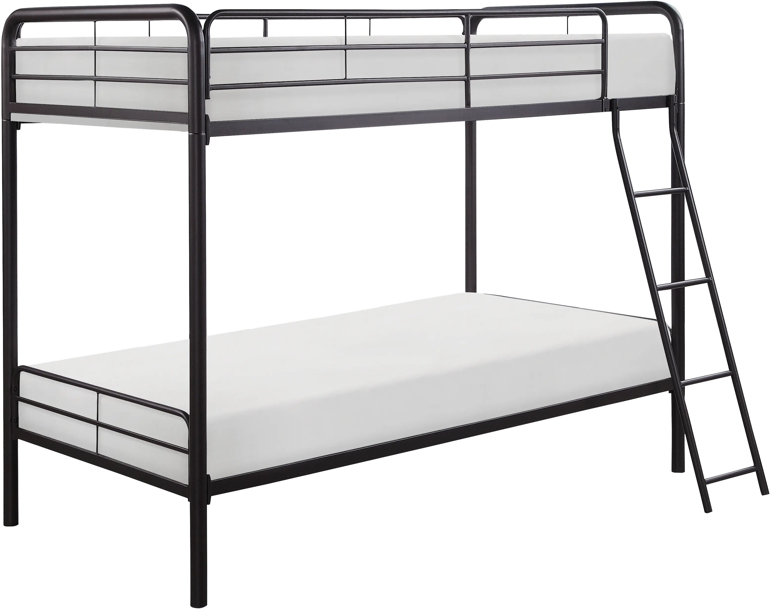 Lunar Dark Bronze Twin-over-Twin Bunk Bed