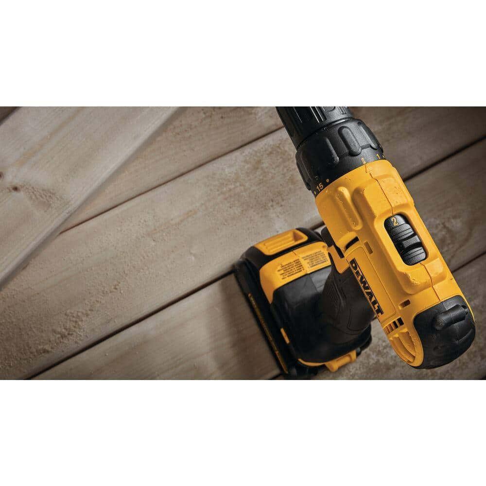 DEWALT 20V MAX Cordless 1/2 in. Drill/Driver, (2) 20V 1.3Ah Batteries, Charger and Bag DCD771C2