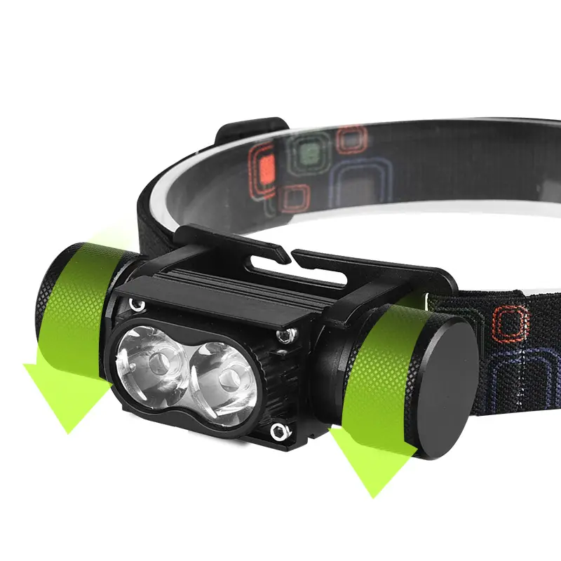 New arrival  Bicycle Light Multifunctional LED Headlamp Outdoor Waterproof Camping Lamp for hiking