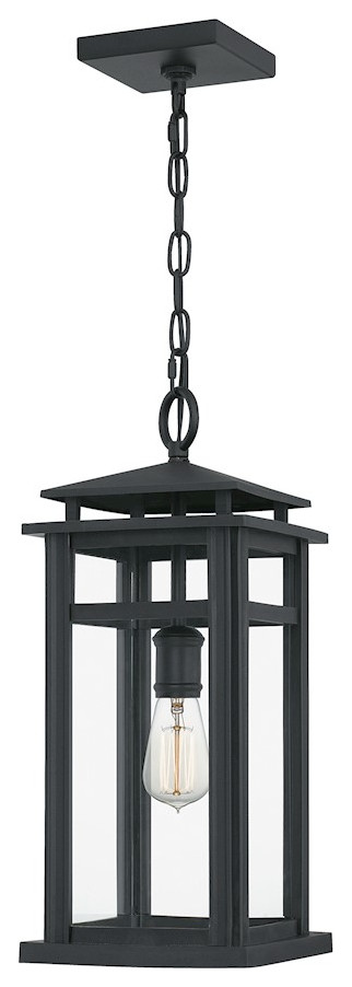 Quoizel Granby 1 Light Outdoor Hanging Lantern  Earth Black   Transitional   Outdoor Hanging Lights   by LAMPS EXPO  Houzz