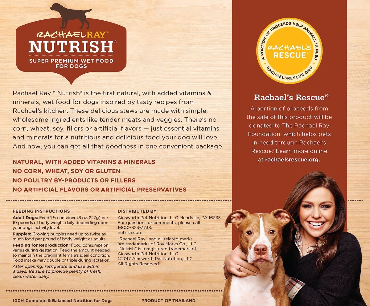 Rachael Ray Nutrish Natural Variety Pack Wet Dog Food