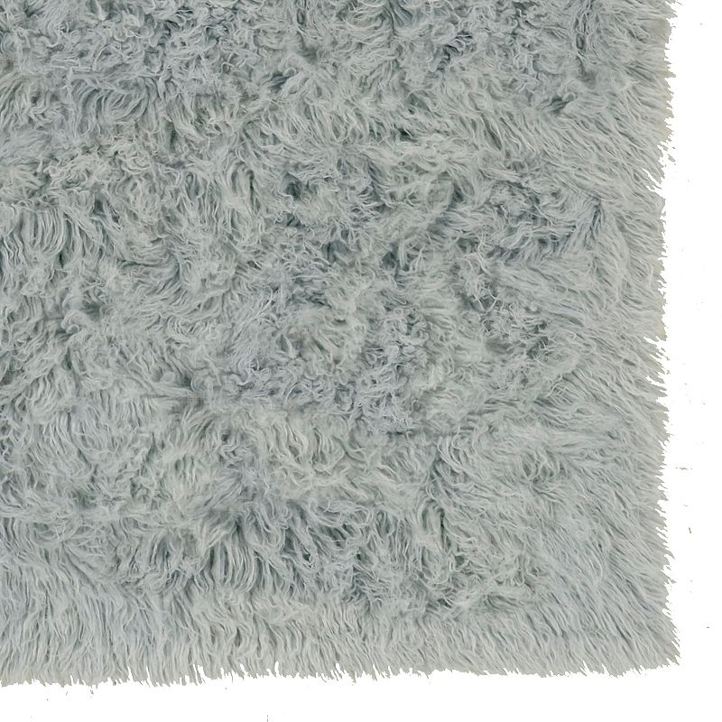 Linon New Flokati Light Grey Rug