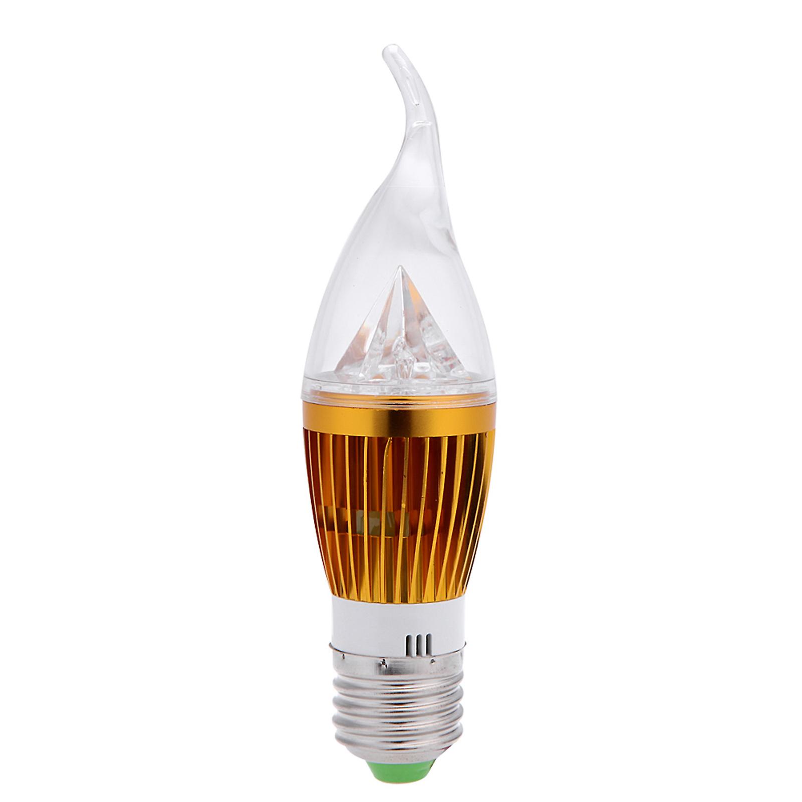 E27 6w Led Candle Light Bulb Chandelier Lamp Spotlight High Power Ac85-265v