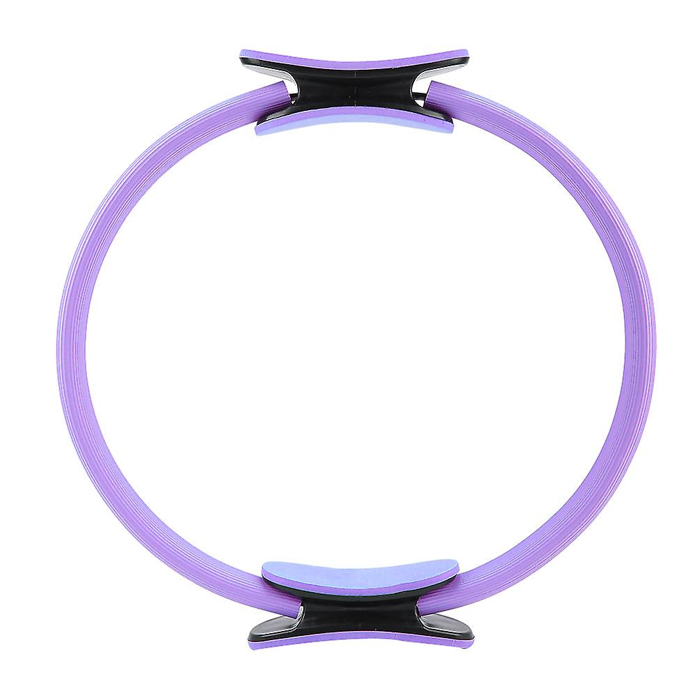 4 Colors Dual Grip Yoga Pilates Ring Resistance Circle For Thighs And Legs Fitness Purple