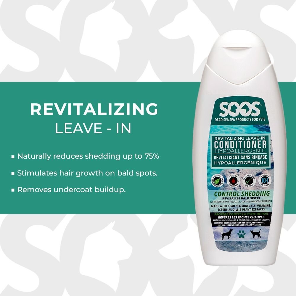 Soos Pets Revitalizing Leave-In Dog and Cat Conditioner