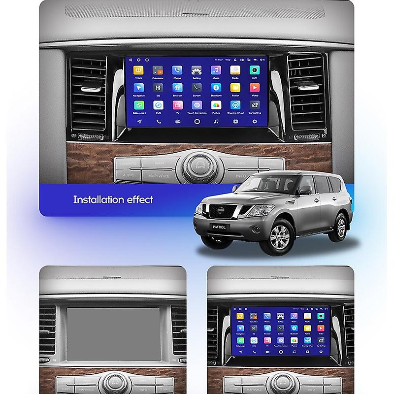 Android 2 Din Car Multimedia Player For Nissan Patrol 6 VI Y62 2010   2019 Head Unit Stereo GPS WIFI