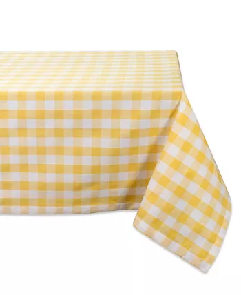 Design Imports Checkers Tablecloth 60 x 84