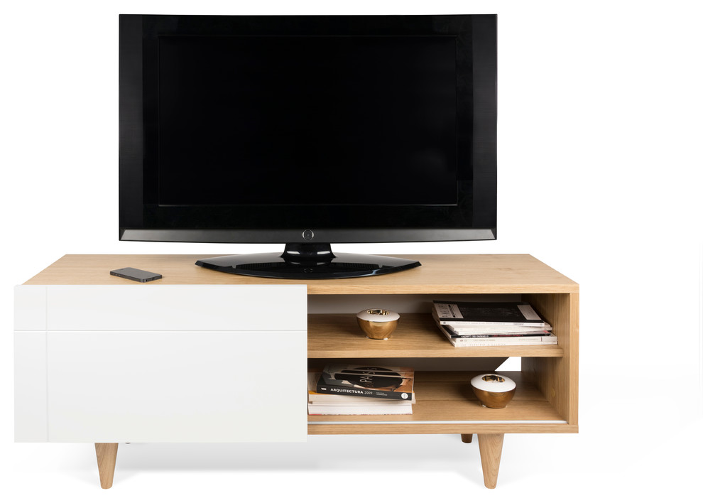 Cruz TV Table   Contemporary   Entertainment Centers And Tv Stands   by TEMAHOME  Houzz