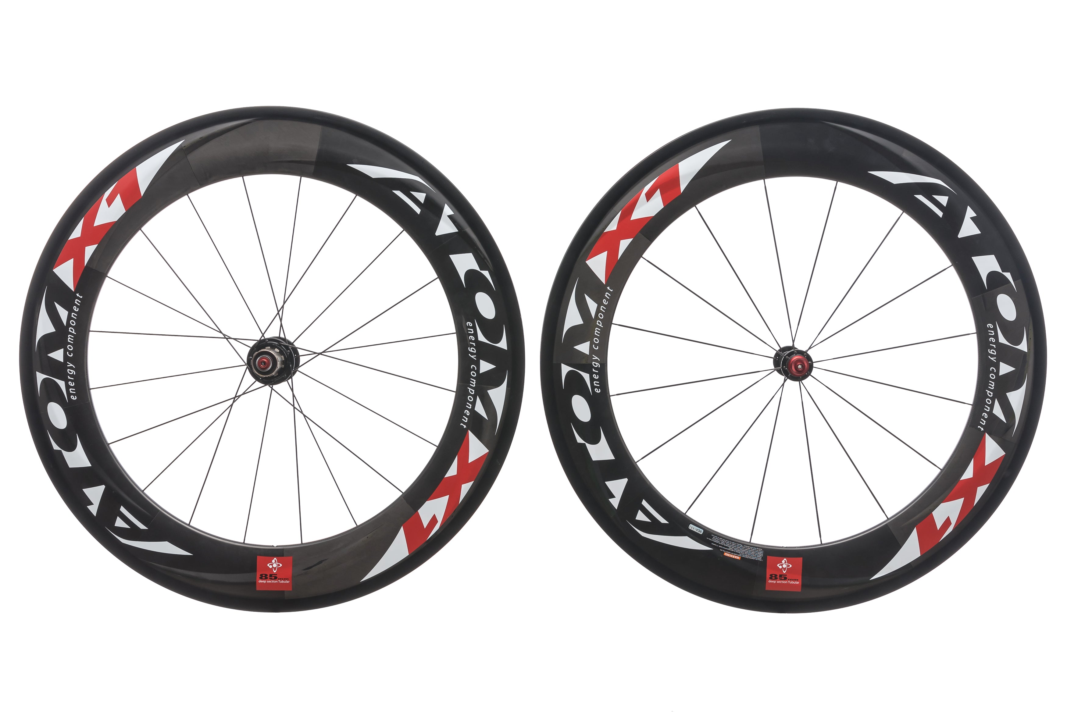 Atom X1 85 Carbon Tubular 700c Wheelset