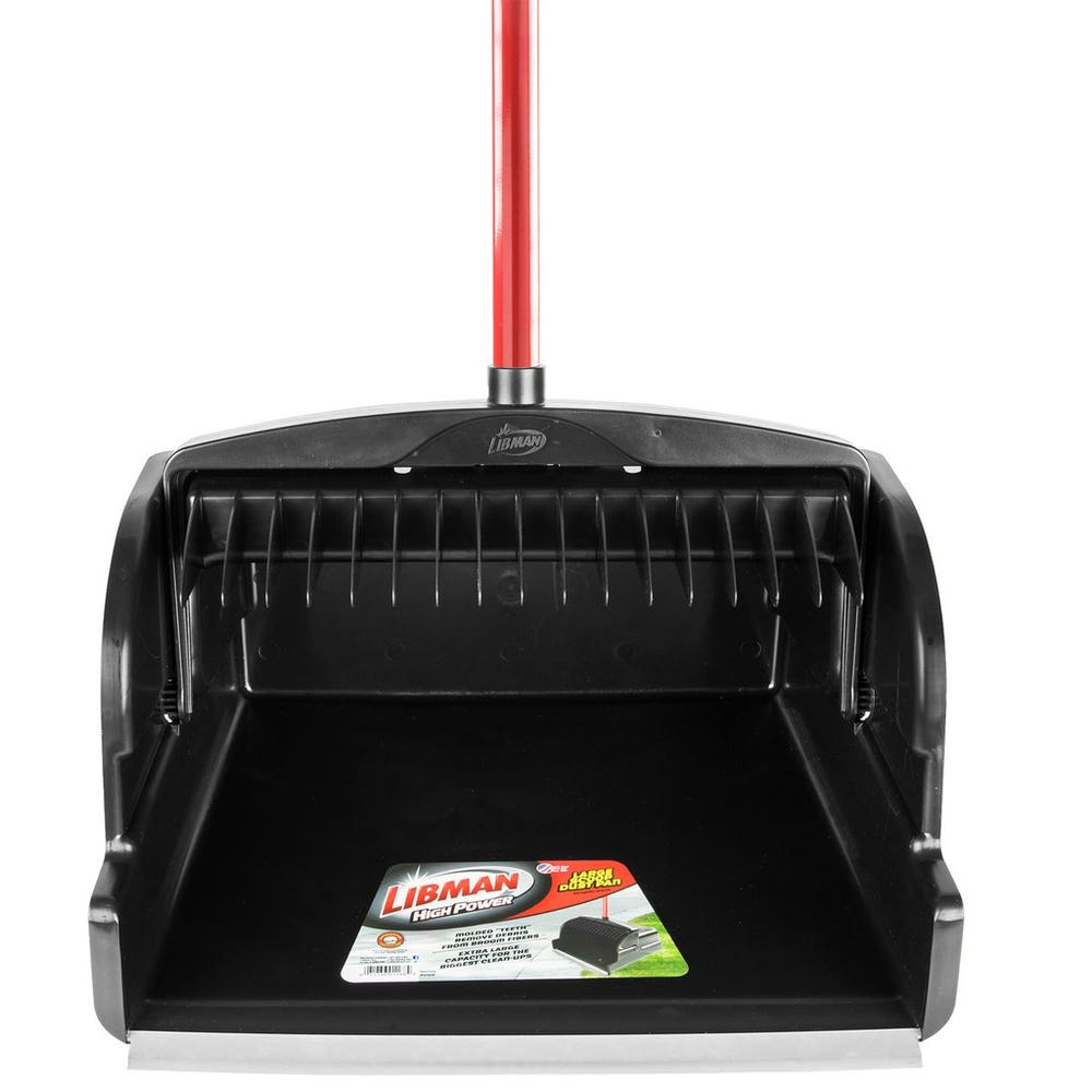 Libman 1168 Large Scoop Dust Pan， 30 lb. Capacity (Case of 2)