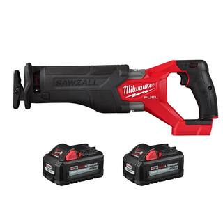 MW M18 FUEL GEN-2 18V Lithium-Ion Brushless Cordless SAWZALL Reciprocating Saw w(2) 6.0 Ah Batteries 2821-20-48-11-1862