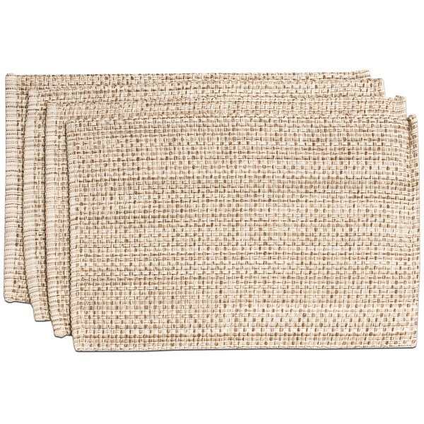 100-percent Cotton Two-tone Placemats (Set of 2， 4 or 6)