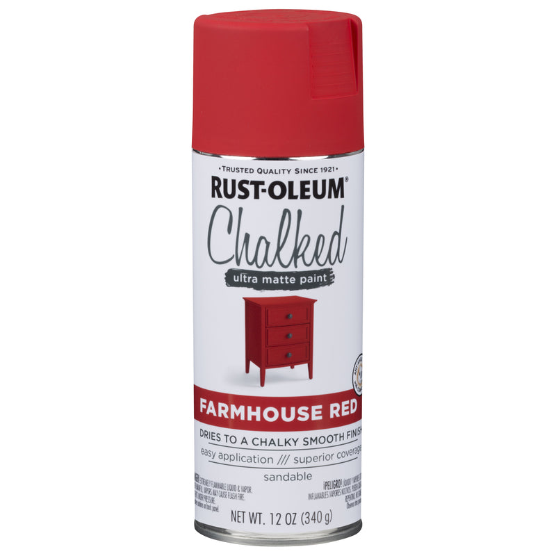 SPRAYCHALK PNT RED 12OZ