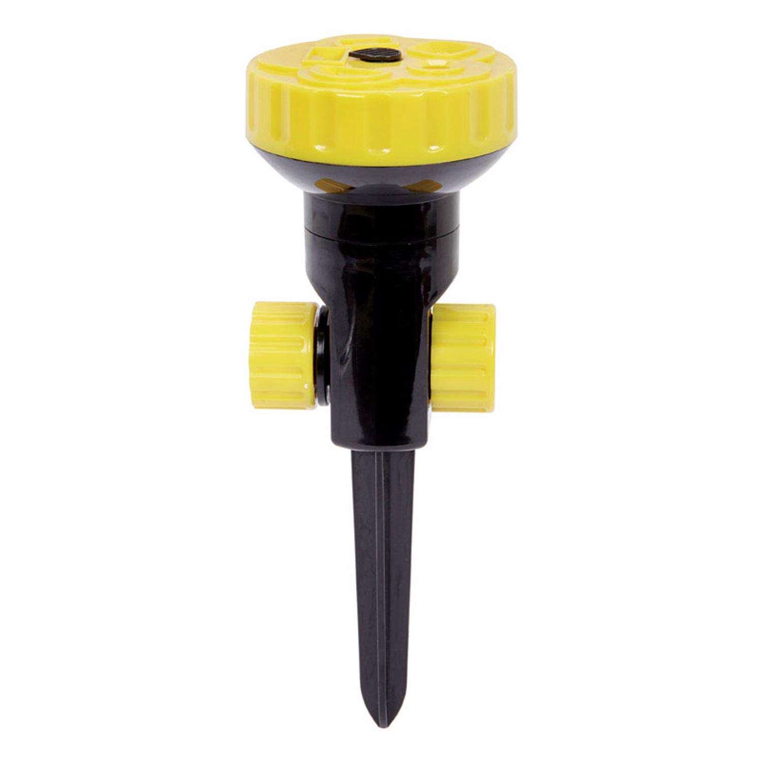 Ace Plastic Spike Base 5-Pattern Turret Sprinkler 314 sq ft 1 pk