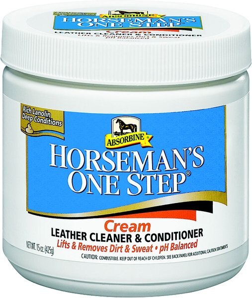 Absorbine Horseman's One Step Cream Leather Cleaner and Conditioner