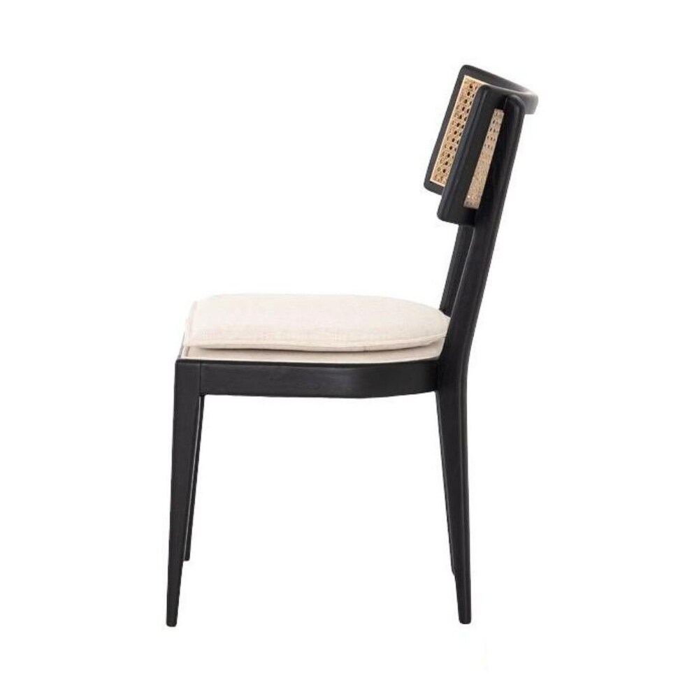 Black Tina Cane Chair