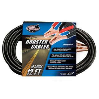 Road Power 12 ft. Tangle Proof Battery Booster Cable 81208808