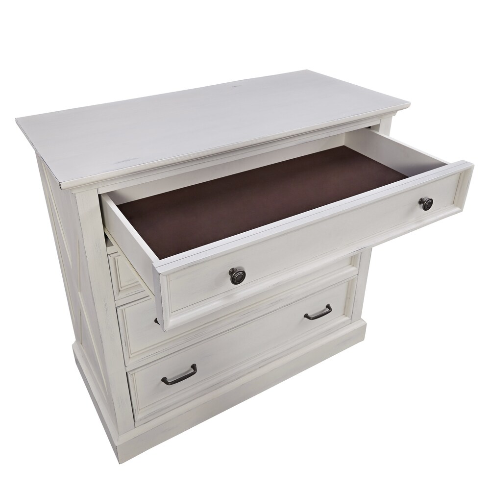 Seaside Lodge Off White 4 drawer Chest by homestyles