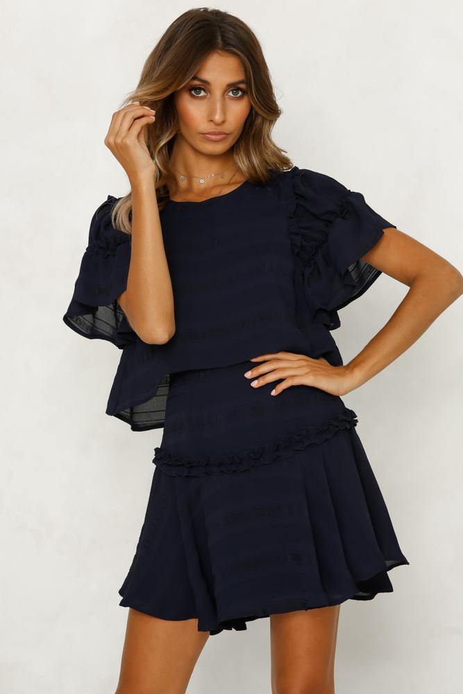 Good Girl Gone Bad Dress Navy