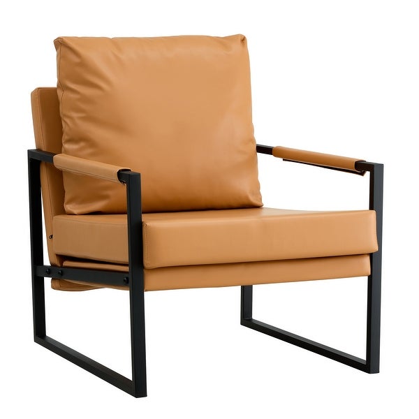 Accent Arm Chair with Metal Frame for Living Room