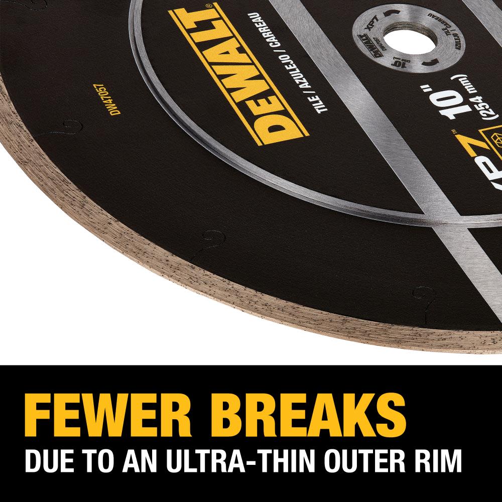 DEWALT Diamond Blade 4 CONTINUOUS XP7 TILE ;