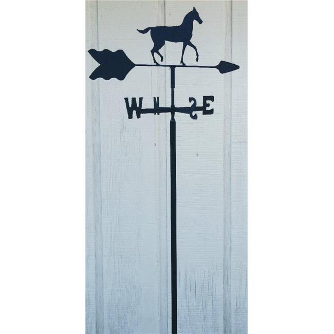 The Lazy Scroll horsein Horse Garden Mount Weathervane