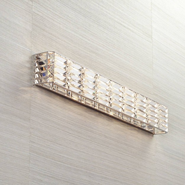 Light Bar Fixture Clear Crystal For Bedroom Bathroom Vanity Reading Living Room