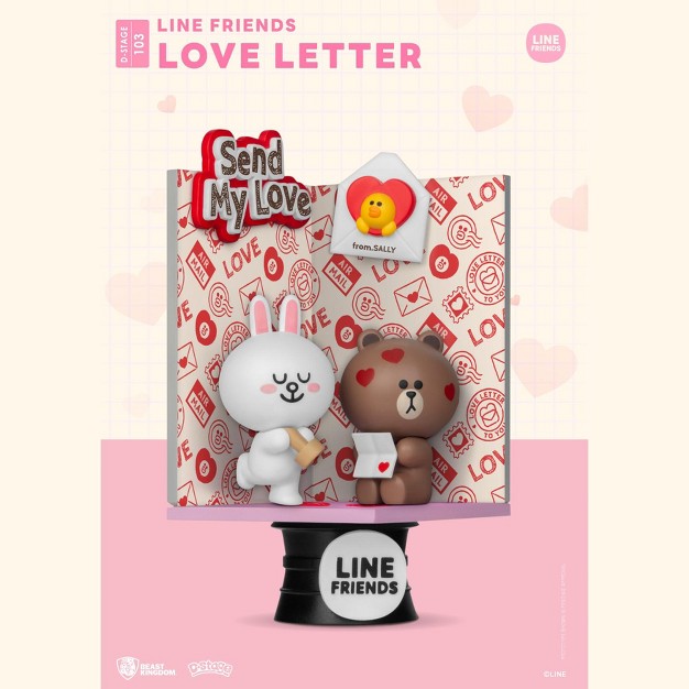 Line Friends ama Stage 103 line Friends love Letter d stage