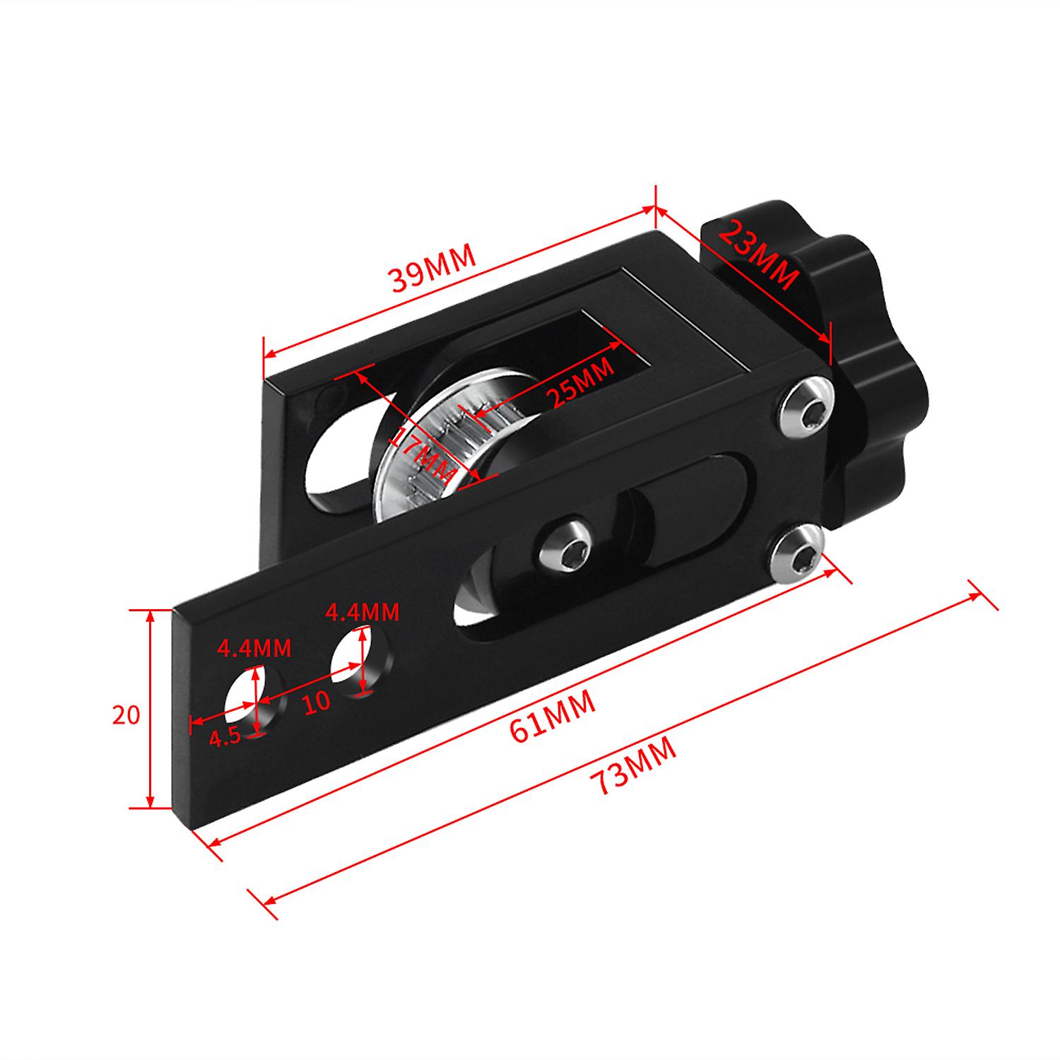 3d Printer Parts Upgrade 2020 Aluminum Profile X-axis Synchronous Belt Stretch Straighten Tensioner Compatible With Creality Ender-3 Cr-10 Cr-10s 3d P