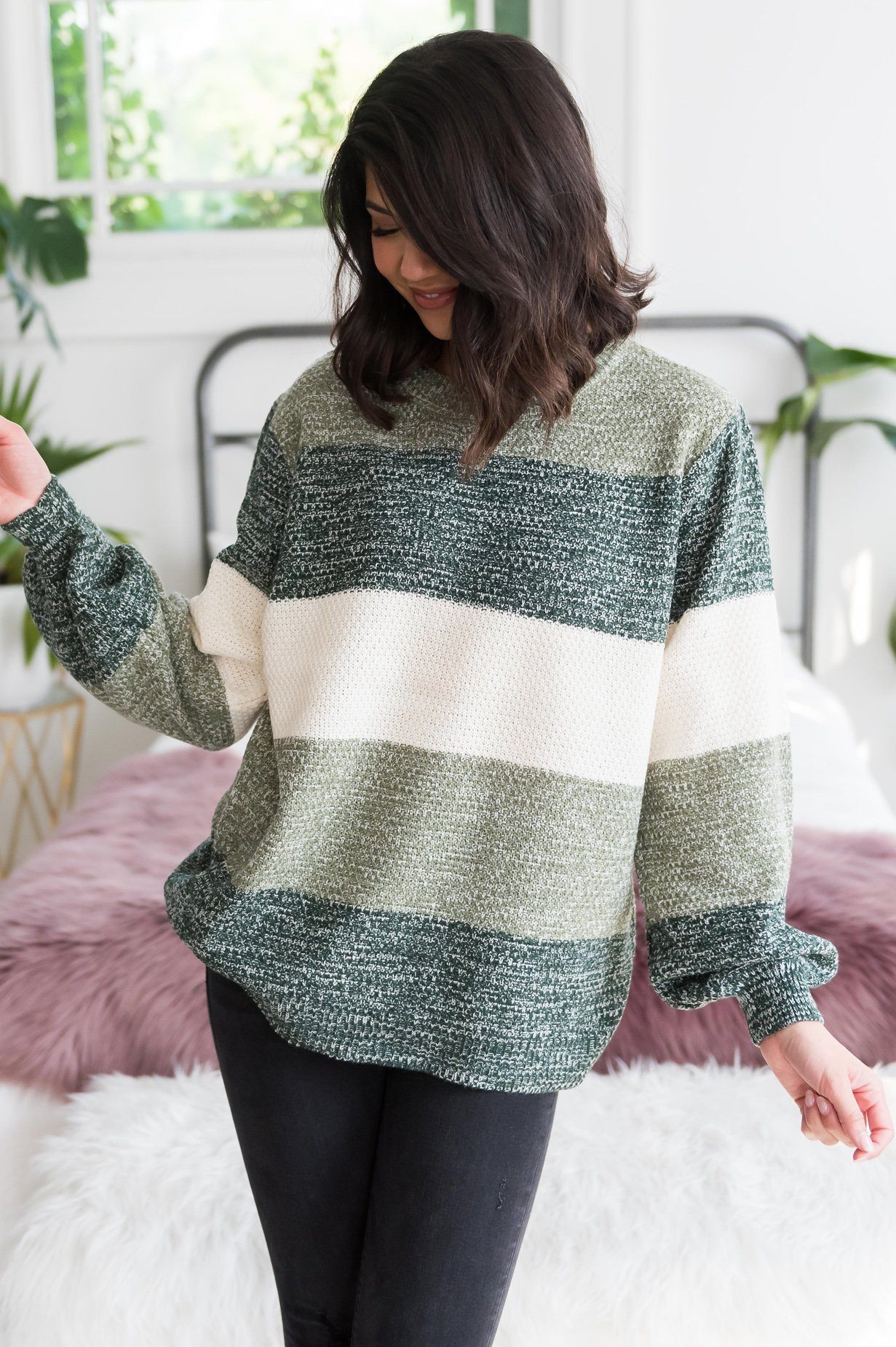 Pick Of The Patch Modest Sweater