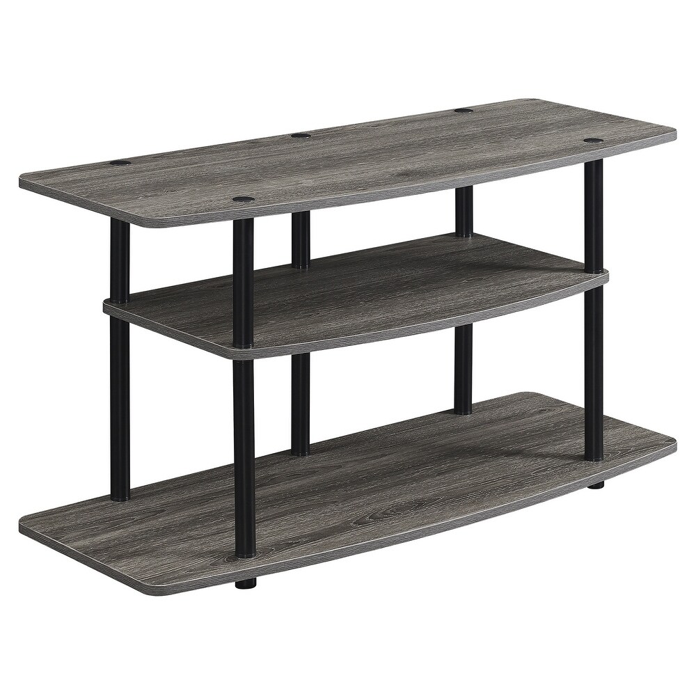 Convenience Concepts Designs2Go No Tools 46 inch 3 Tier Wide TV Stand