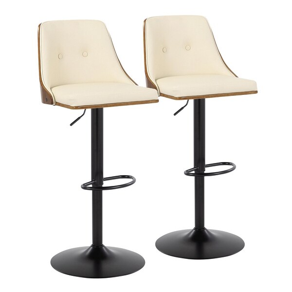 Carson Carrington Oscar Adjustable Height Bar Stool (Set of 2)