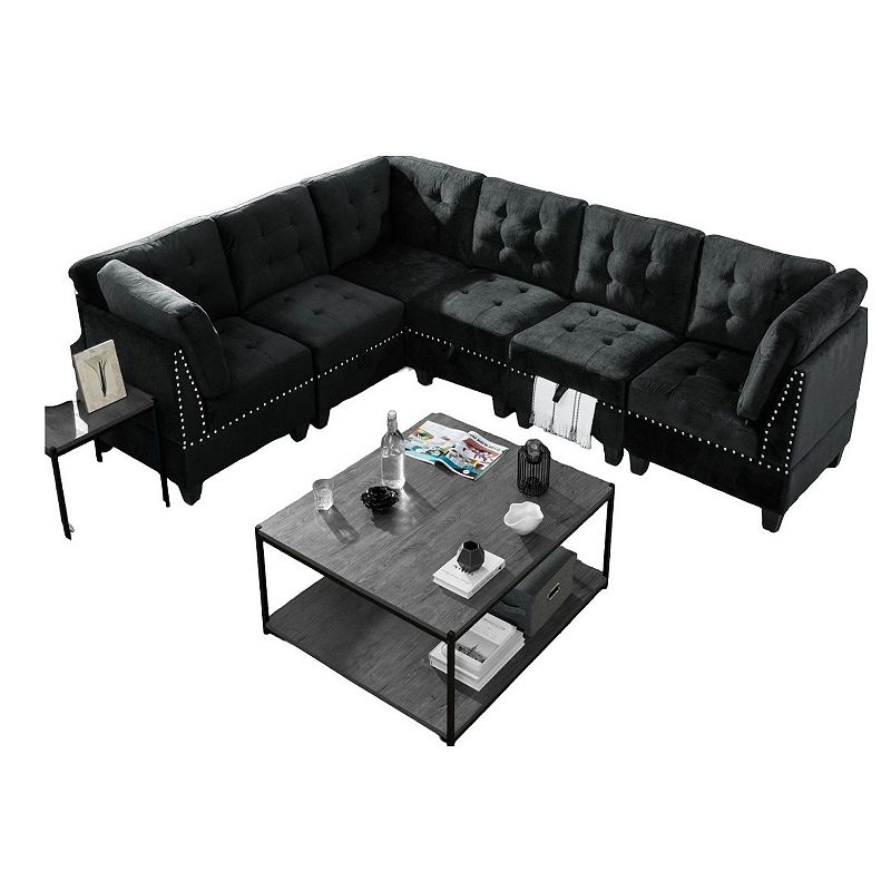 F.c Design L Shape Modular Sectional Sofa