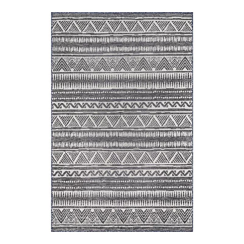 nuLOOM Maia Striped Tribal Indoor/Outdoor Area Rug