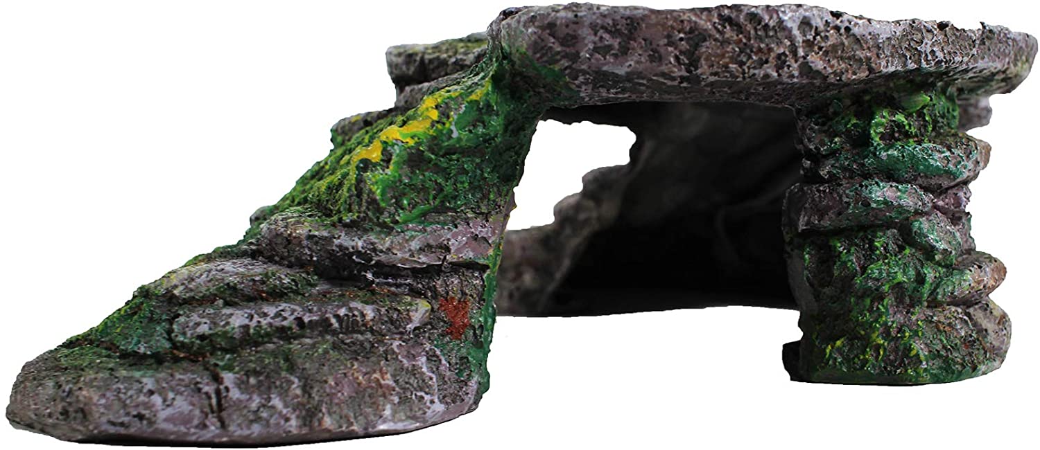 Penn-Plax Reptology Shale Scape Step Ledge for Reptiles – Small