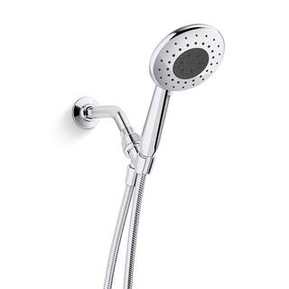 KOHLER Daisyfield 6-Spray 1.75 GPM 4.9375 in. Wall-Mount Handheld Shower Head in Polished Chrome K-R24611-G-CP