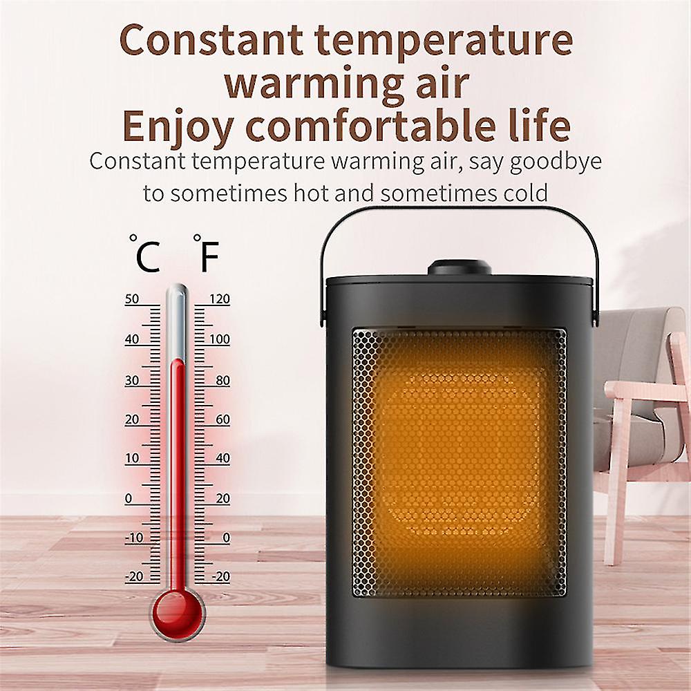 Plug In Electric Ceramic Heater Ptc Heating Winter Warmer Fan 2 Heat Settings For Home Office