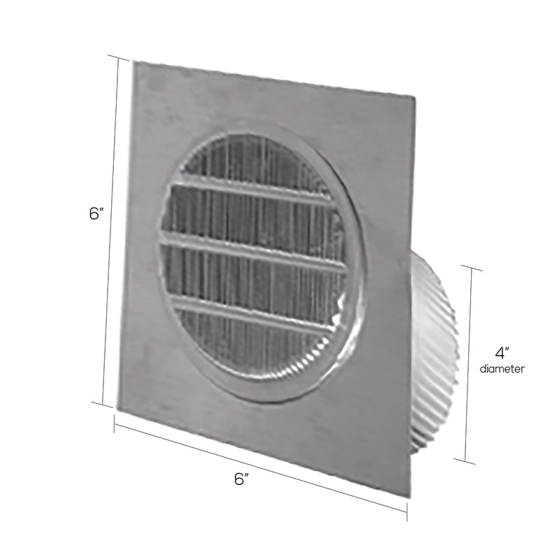 VENT EAVE ALUMINUM 4