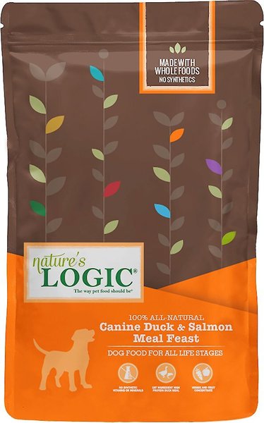 Nature's Logic Canine Duck and Salmon Meal Feast All Life Stages Dry Dog Food