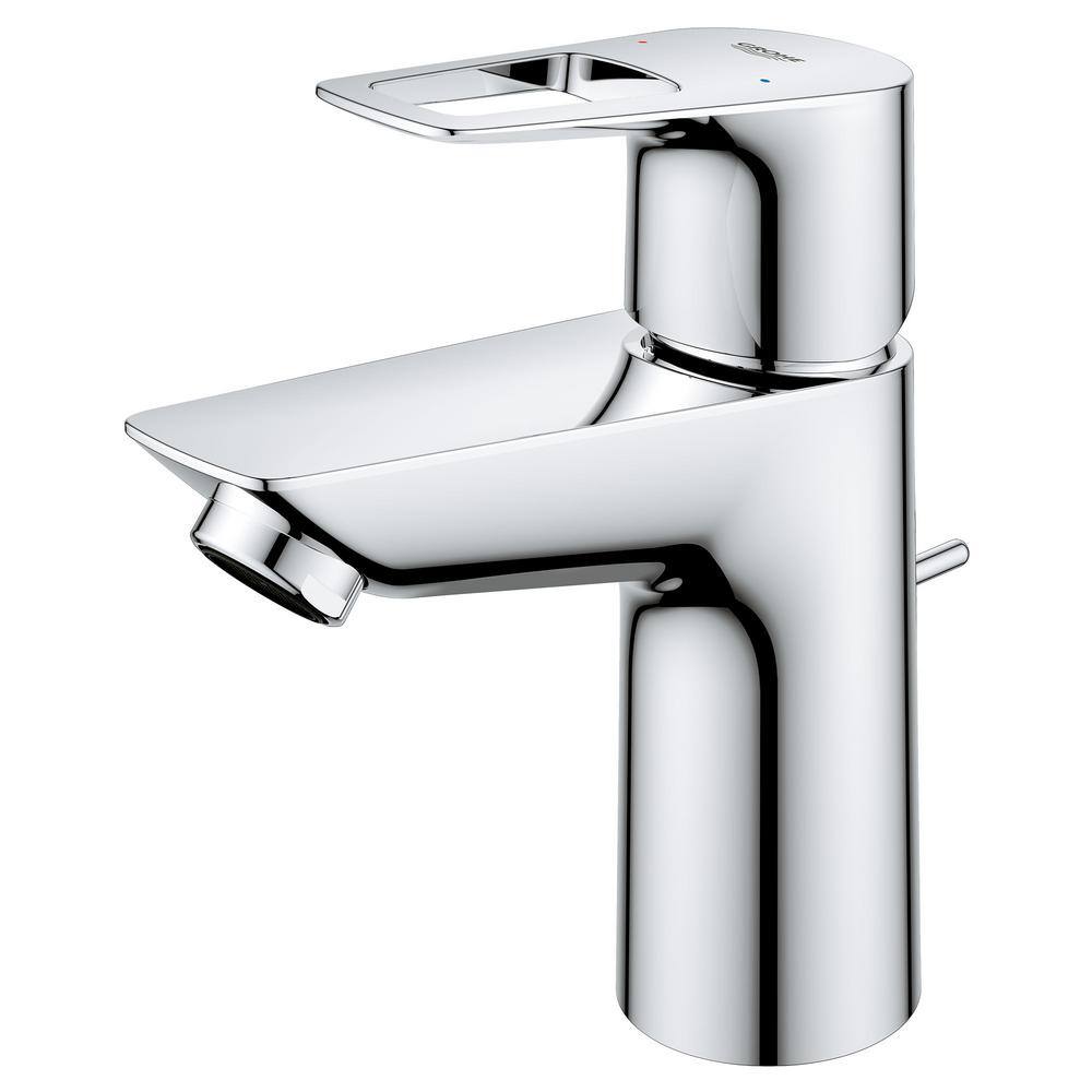 GROHE BauLoop Single-Handle Single Hole Bathroom Faucet in StarLight Chrome 23084001